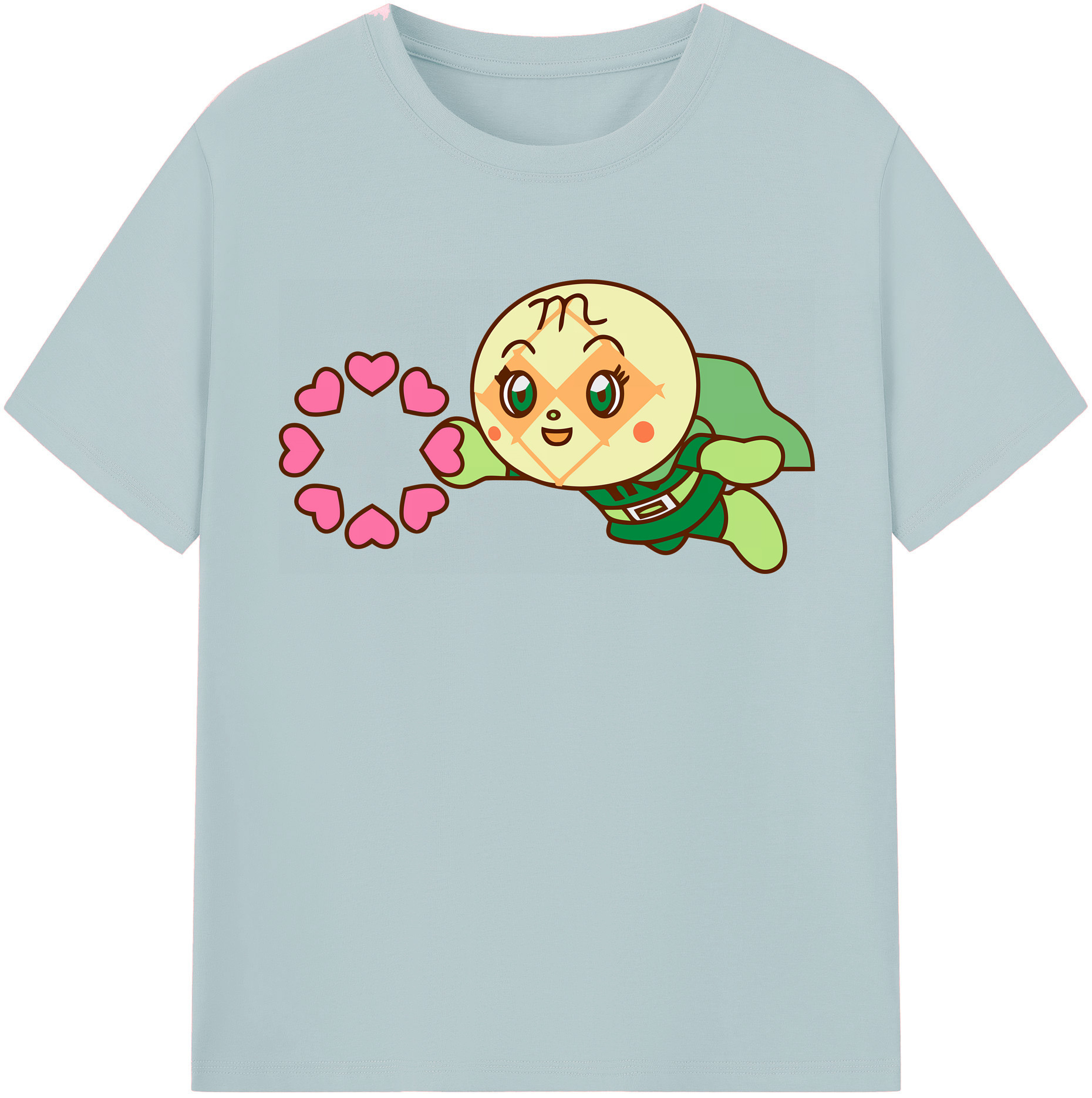 （画像用） アンパンマン Anpanman 綿100％半袖Tシャツ（フロントプリント）